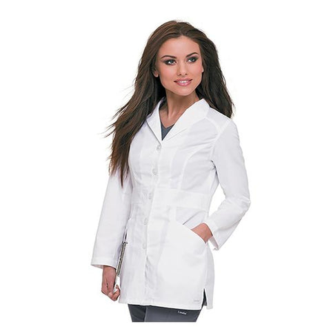 Landau Uniforms Inc. Lab Coat Jacket Womens White Large Each - 3028-WWCH-L