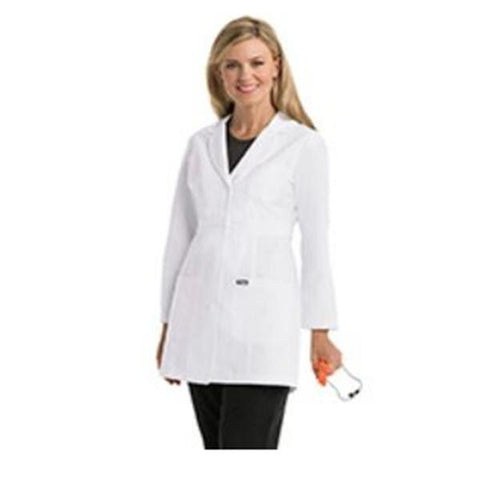 Grey's Anatomy (TM) Lab Coat 80% Polyester / 20% Cotton Womens White 5X Large 34 in Each - 4481-10-5XL
