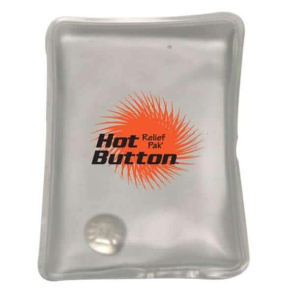 Fabrication Enterprises Pack Heat Therapy Relief Pack Hot Button Gl Instnt Rsbl White Sz Sm 3.5x5.5" Each - 11-1025
