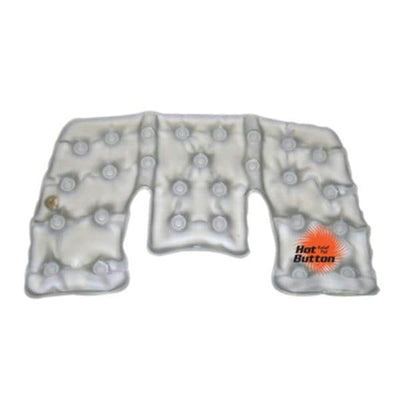 Fabrication Enterprises Pack Heat Therapy Relief Pack Hot Button Neck Gel Instant Rsbl White 11x17" Each - 11-1027