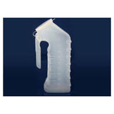 GMAX Industries Urinal Patient 1qt Translucent Plastic Male With Lid 48/Ca - GP300