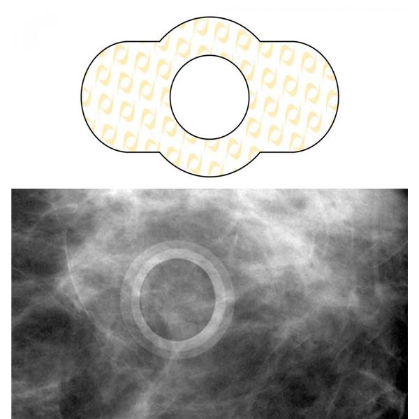 Precision Dynamics Corp. Marker Skin Spee-D-Ring 0.5" Yellow/White Non-Sterile 100/Bx - SDG-M612