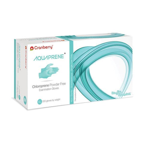 Pro2 Solutions, Inc Gloves Chloroprene AquaPrene Latex-Free Powder-Free X-Large NS Aqua 200/Bx, 10 BX/CA - CR3029