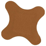 Dukal Corporation Bandage Adhesive 4-Wing Fabric 2-7/8x3" Tan 50/BX, 12 BX/CA - 1622033