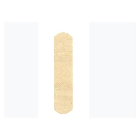 Dukal Corporation Bandage Sensitive Skin Adhesive Coating 3/4x3" Beige LF 100/Bx, 12 BX/CA - 89114