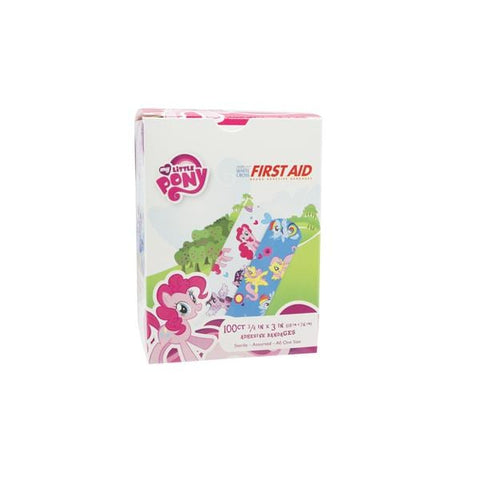 Dukal Corporation Bandage Adhesive Plastic Stat Strip 3/4x3" My Little Pony LF 100/Bx, 12 BX/CA - 10848
