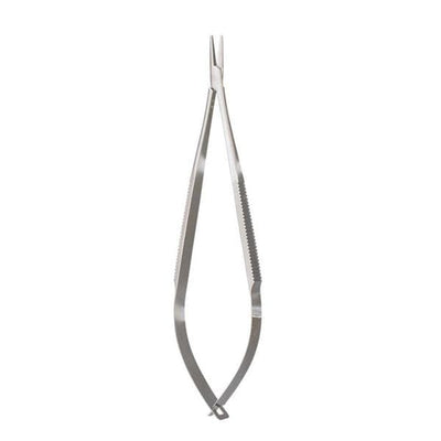 Miltex Holder Needle Castroviejo 5-1/2" Straight Jaw Stainless Steel 1/EA - Integra Miltex - 18-1820
