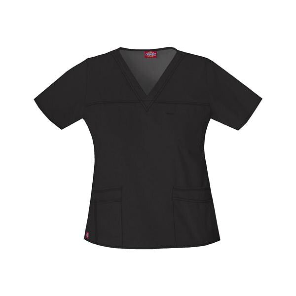 Strategic Partners, Inc Shirt Scrub Dickies 81745 5X Large Black Each - 817455-BLKZ-5XL