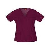 Strategic Partners, Inc Shirt Scrub Dickies 81745 5X Large Wine Each - 817455-WINZ-5XL