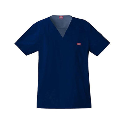 Strategic Partners, Inc Shirt Scrub Dickies 81722 Mens 5X Large Navy Each - 81722-NVYZ-5XL