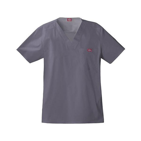 Strategic Partners, Inc Shirt Scrub Dickies 81722 Mens 5X Large Pewter Each - 81722-PEWZ-5XL
