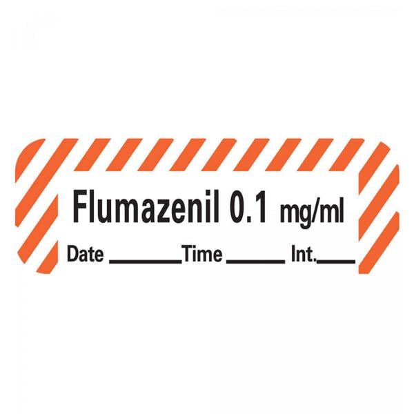 TimeMed a Div of PDC Label Anesthesia Flumazenil 0.1 mg/ml Each - ANS-18D01