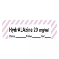 TimeMed a Div of PDC Label Anesthesia HydrALAzine 20 mg/ml Each - ANS-118D20