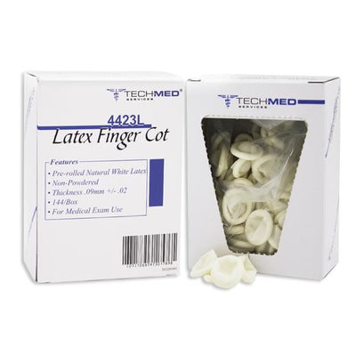 Dukal Corporation Overgloves Housekeeping Tech-Med PF Latex Lg Natural White Disposable 144/Bx - 4423L