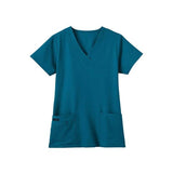 Jockey (TM) Scrubs Shirt Scrub Jockey 2206 X-Small Caribbean Blue Each - 2206-080-XS
