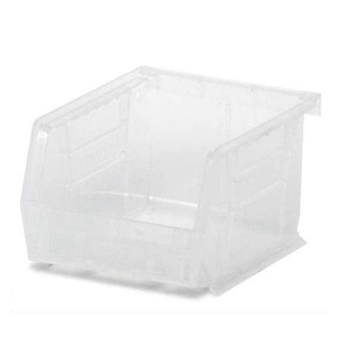 Marketlab Bin Organizer 4-1/8x5-3/8x3" Semi-Clear Heavy Duty Polymer With Label Slot Eachch - 6033-SC