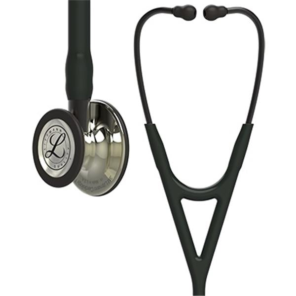 3M Medical Products Stethoscope Crdlgy Littmann Cardiology IV Chmpgn SmkBlk Adlt/Chld 22 2Hd Eachch - 6179