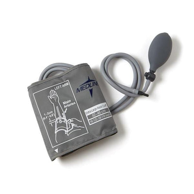 Medline Industries Inc Cuff Blood Pressure f/ MDS3002 Pro Sm-Ato Dgtl Mntr 42-48cm XL Adlt Arm Gray Each - MDS9773