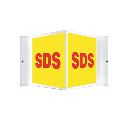 Grainger Sign 3D Projection SDS 18x8" Each - 38W971