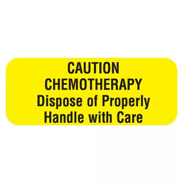 TimeMed a Div of PDC Label Caution Chemo 900/Bx - 12-O