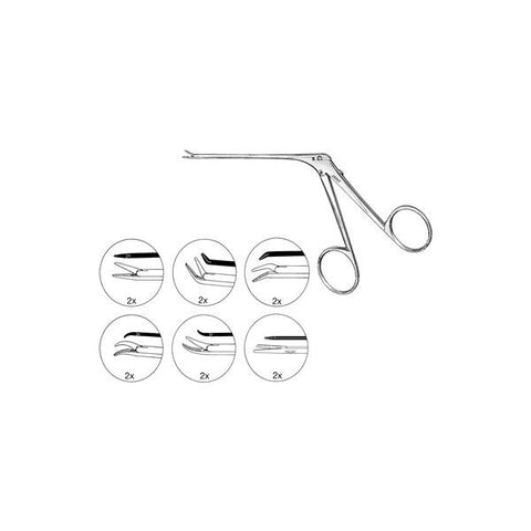 Miltex Forcep Alligator House 2-7/8" 5mm Serrated Serrated Each - Integra Miltex - 385-120