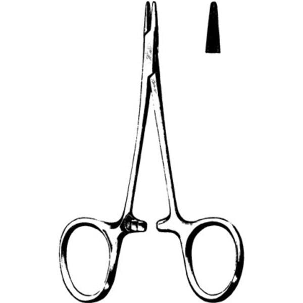Sklar Instruments Holder Needle Converse 5" Straight Blunt Stainless Steel Each - 20-3350