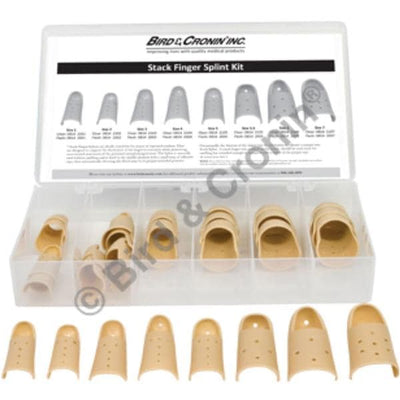 Bird & Cronin Splint Stack Finger Flesh 7.3cm Size 6 3/Pk - 8142006