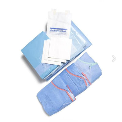 O & M Halyard Pack Orthopedic Major I With Ortho Bar Drape 100x60" LF Sterile 50/Ca - 88411