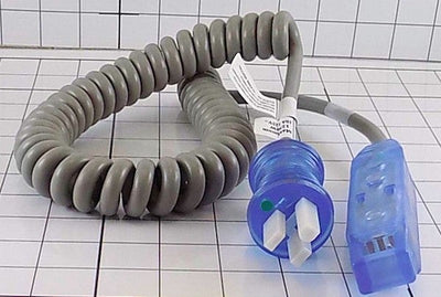 capsa Avalo AC Spiral Cord, Triple Tap