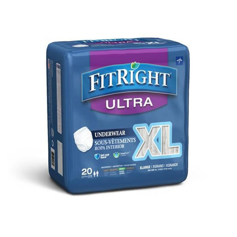 Medline Industries Inc Underwear Protective FitRight Ultra X-Large 80/Ca - FIT23600A