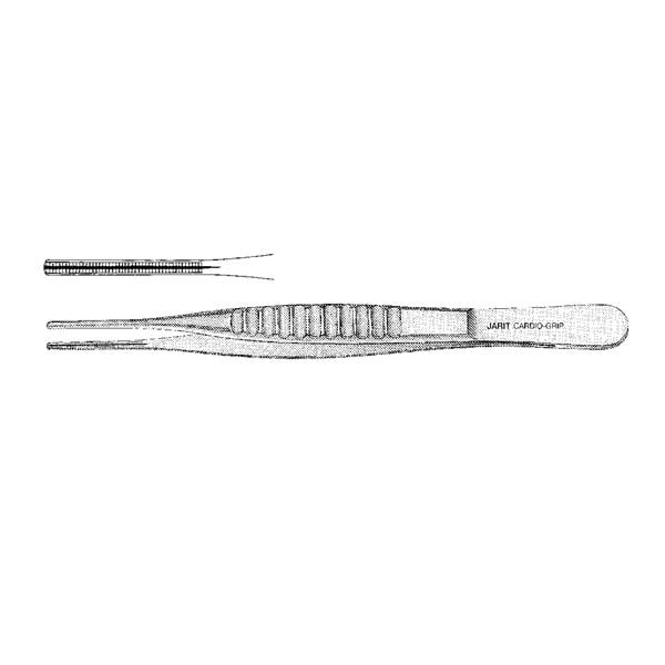 Integra Miltex Inc Forcep Vascular Tissue Debakey 9-1/2" 24mm Tips Serrated Serrated Custom Each - 320-112