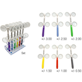 COLOR-CODED ADJUSTABLE PD CONFIRMATION FLIPPERS