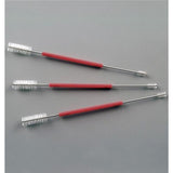 Sklar Instruments Brush Valve Cleaning Stainless Steel 5-3/4" Nylon Bristle Double Ended Disp 3/Pk - 10-1398