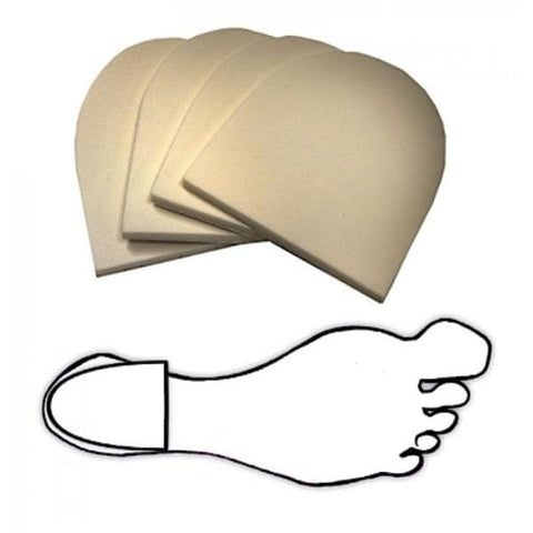 Aetna Felt Corporation Lift Pad Foot/Heel Felt 1/8" Thick Self-Adhesive 25/Pk - 29433