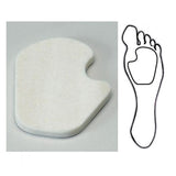 Aetna Felt Corporation Pad Orthopedic Support Sesamoid Foam 1/8" Thick White 25/Pk - 29415