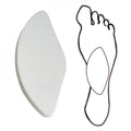 Aetna Felt Corporation Pad Longitudinal Foot Foam 1/4" Thick Adhesive 25/Pk - 29406