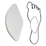 Aetna Felt Corporation Pad Longitudinal Foot Foam 1/4" Thick Adhesive 25/Pk - 29406