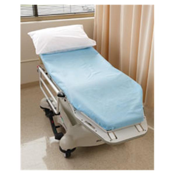 Graham Medical Fitted Sheet Snugfit Non Sterile 40 in x 89 in Blue 25/Case - 61234