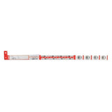 Precision Dynamics Corp. Wristband Blood Secureline Poly Red Adult / Pediatric Write On 150/Bx - 2438-16-PDB