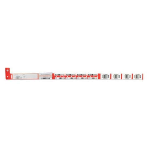 Precision Dynamics Corp. Wristband Blood Secureline Poly Red Adult / Pediatric Write On 150/Bx - 2438-16-PDB