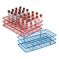 Heathrow Scientific, LLC Test Tube Rack 6x12 Array 72 Place Blue Each - 120089