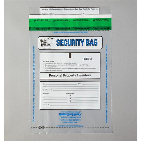 Health Care Logistics Bag Personal Property 250/Rl - 11313