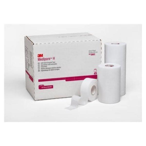 3M Medical Products Tape Medipore Soft Cloth 6"x2yd White 16/Ca - 2866S