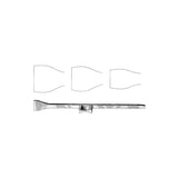 Miltex Osteotome Straight Rubin 11mm 6-1/2" With Finger Grip Each - Integra Miltex - 410-318