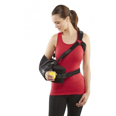 DJO, Inc Immobilizer UltraSling IV Adult Shoulder/Arm Nyl/Spndx/Poly/PU Blk Size Small Each - 11-0445-2