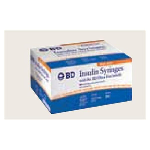 Becton Syringe/Needle 1cc 30gx1/2" Insulin Conventional 450/Ca - Dickinson - 328278