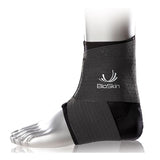 Cropper Medical Sleeve Brace Bioskin Ankle Hypoallergenic Material Black Universal Each - 53514