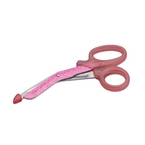 American Diagnostic Corp. Shears Nurse MiniMedicut 5-1/2" Ofst/Blnt/Sfty Tp Serrated/Razor Angled SS/PP Each - 321BCA
