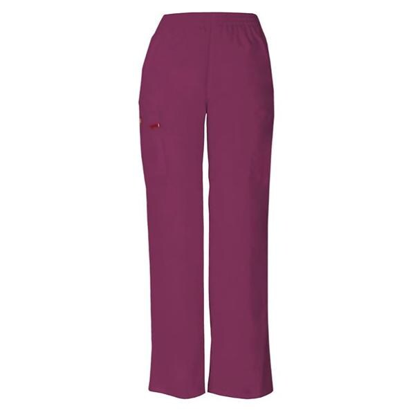 Strategic Partners, Inc Scrub Pant Dickies Womens 2X Large Petite Wine Each - 86106PWIWZ2X