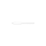 Precision Dynamics Corp. Wristband Conf-ID-ent 1.5 in White 500/Ca - WBCA23T-1